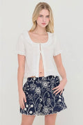 Tied Up Bib Blouse