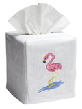 Tissue Box Cover, Embroidered Animals
