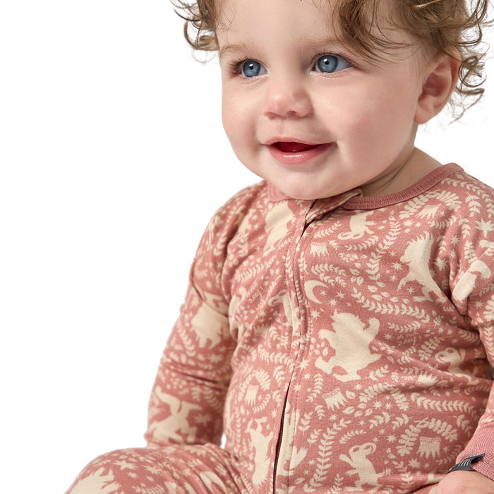 Baby & Toddler Girls Dusty Rose Where The Wild Things Are Footless Pajamas Sleepwear Modern Moments™ by Gerber®