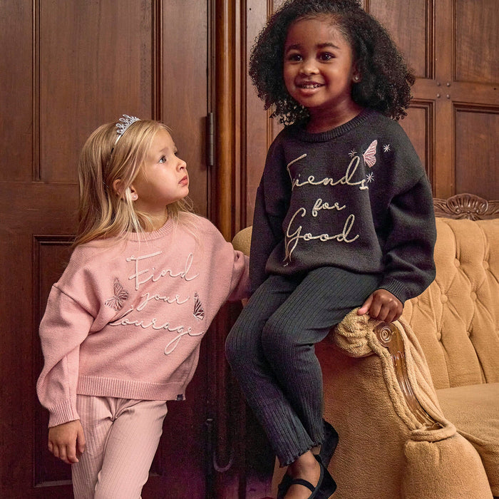 Infant & Toddler Girls Bristol Black Wicked Sweater Outerwear modern moments™ x Wicked™