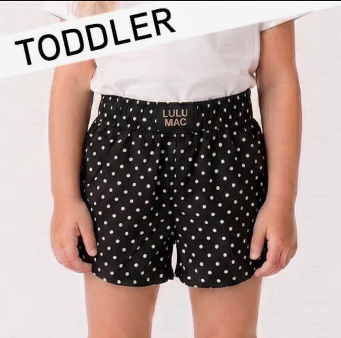 Toddler LULU MAC Mini Polka Short