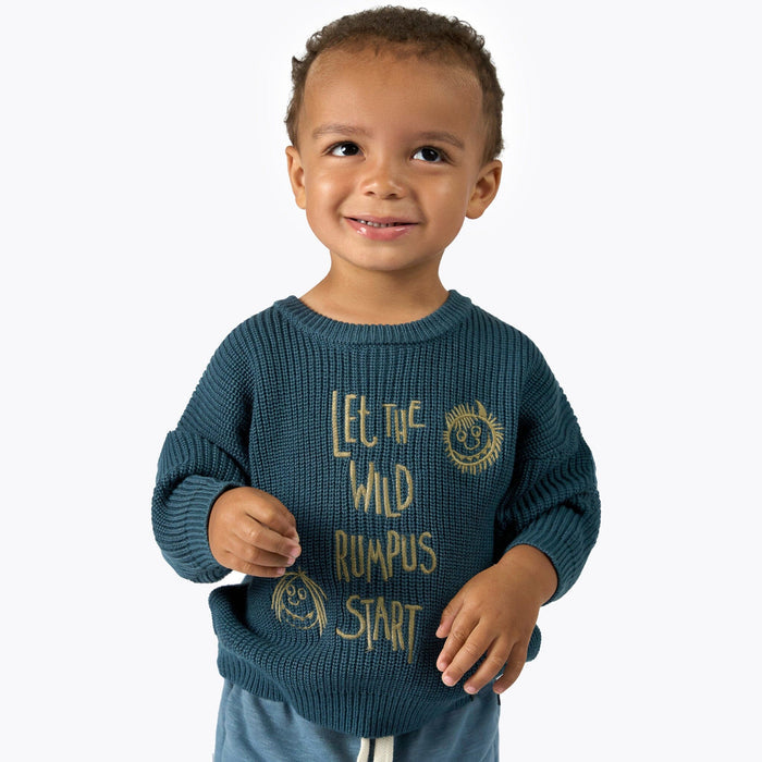 Infant & Toddler Neutral Dark Blue Where The Wild Things Are Sweater Outerwear Modern Moments™ by Gerber®