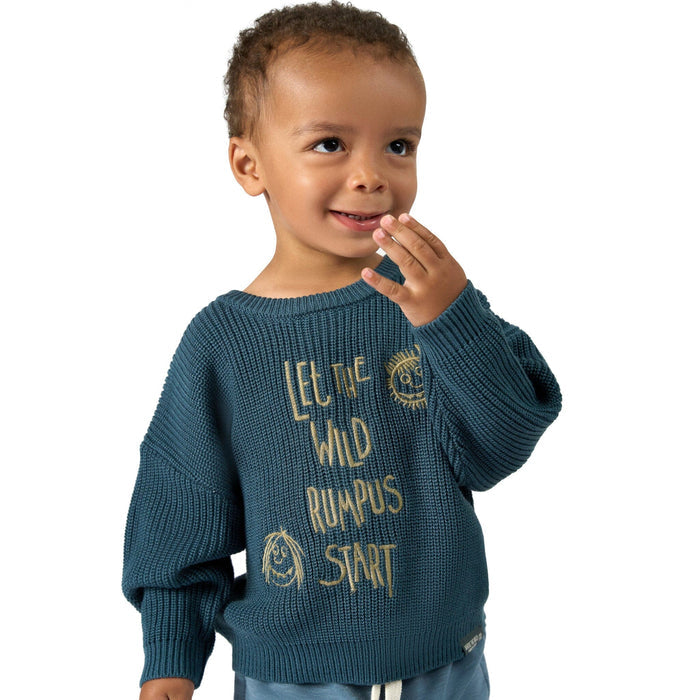 Infant & Toddler Neutral Dark Blue Where The Wild Things Are Sweater Outerwear Modern Moments™ by Gerber®