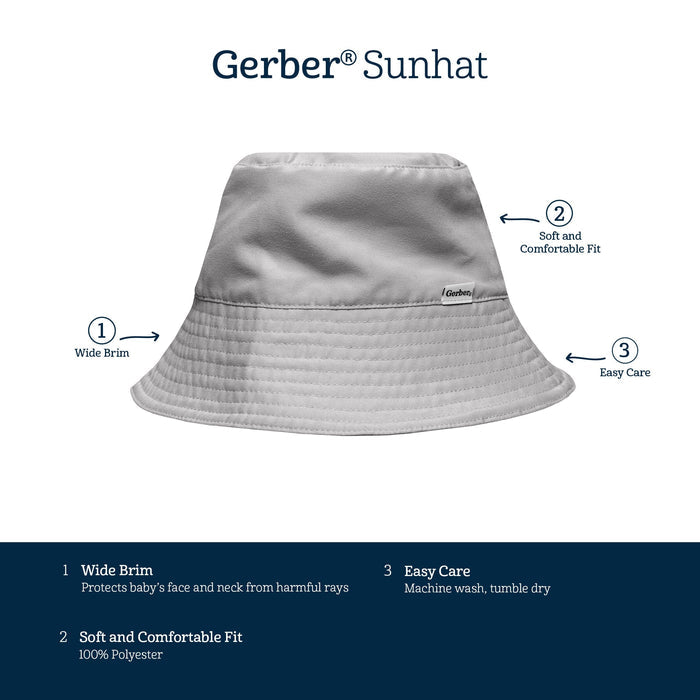 Baby Neutral Navy Sunhat