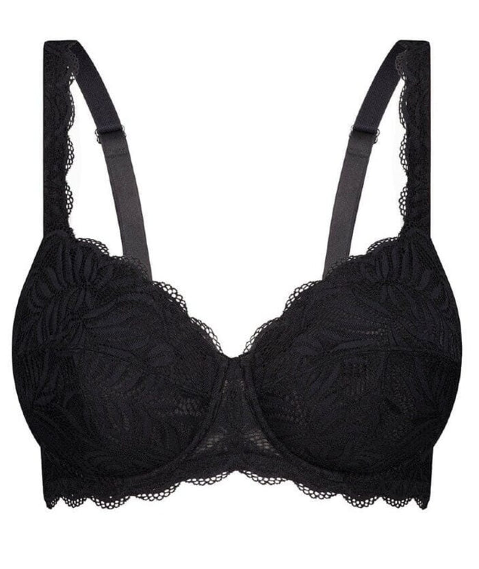 Triumph Essential Lace Balconette Bra - Black