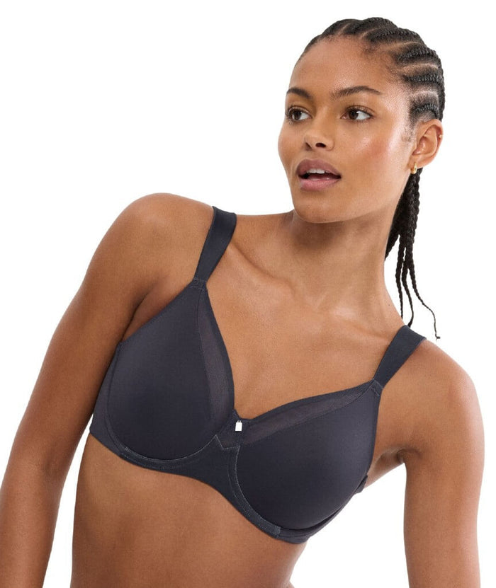 Triumph True Shape Sensation Minimiser Underwire Bra - Ink Gray