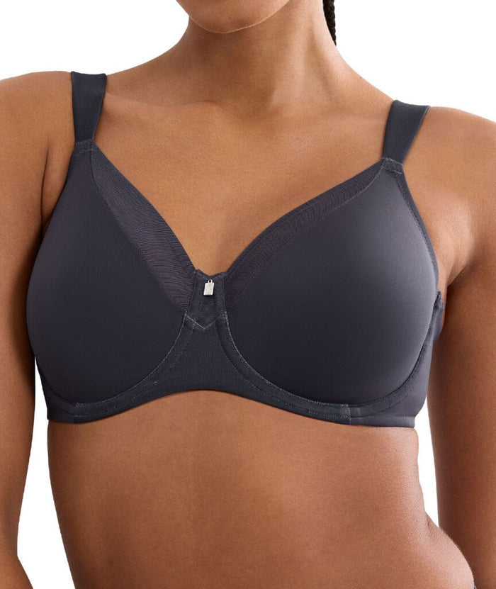 Triumph True Shape Sensation Minimiser Underwire Bra - Ink Gray