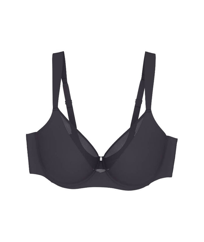 Triumph True Shape Sensation Minimiser Underwire Bra - Ink Gray