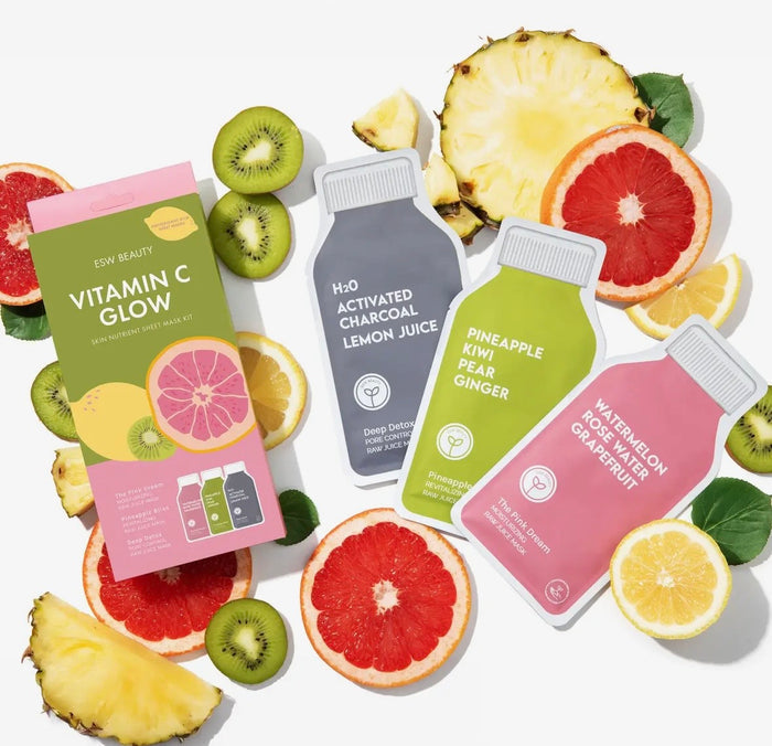 Vitamin C Glow Mask Set