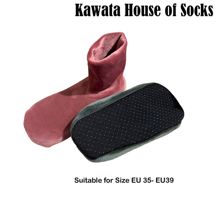 Warm Velvet Indoor Socks | Anti-Slip Tawaf Indoor Socks for Hajj & Umrah Pilgrimage