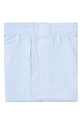 White & Blue Pencil Stripe Cotton Boxer Shorts