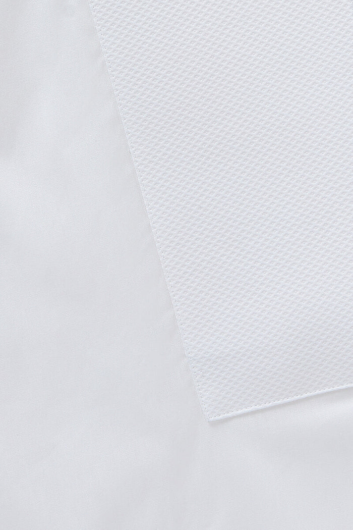 White Curzon Standard Fit Marcella Neckband Shirt