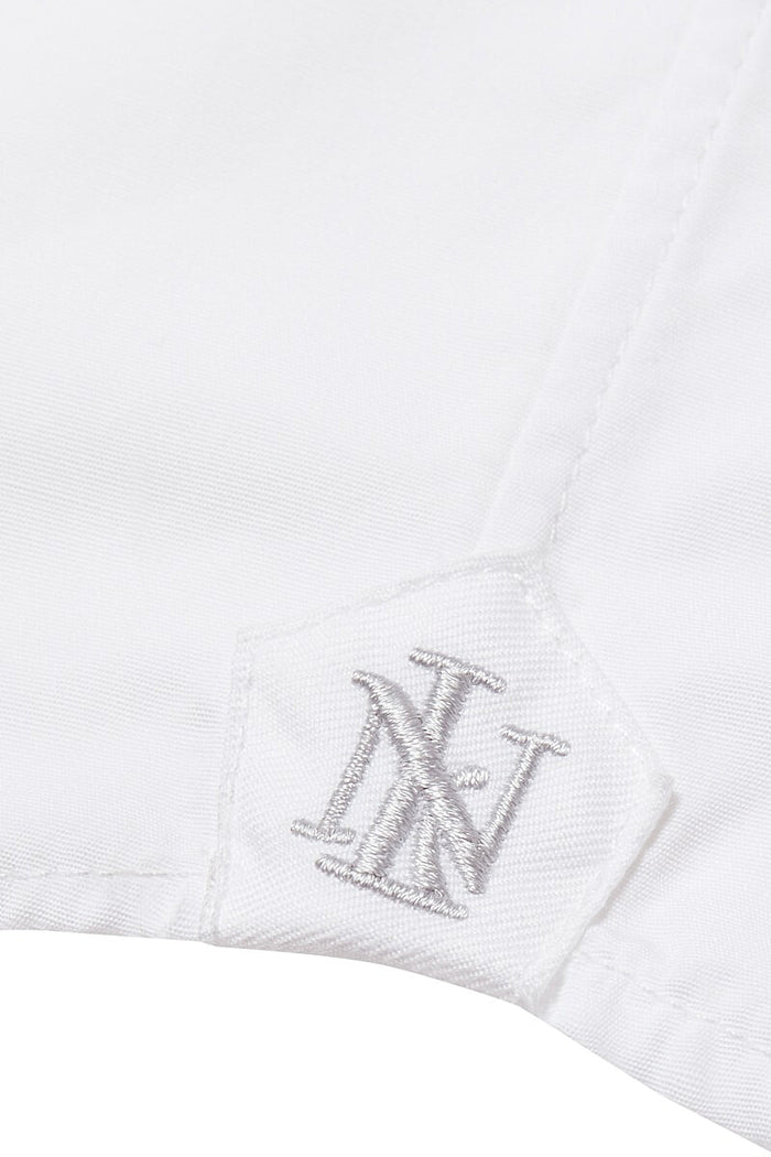 White Cutaway Collar Tailored Fit Single Cuff Poplin Shirt