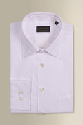 White Detachable Collar Standard Fit Oxford Shirt