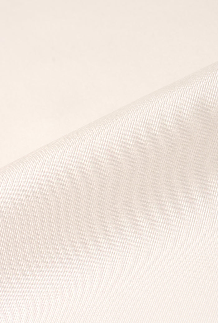 White & Pink Border Silk Pocket Square