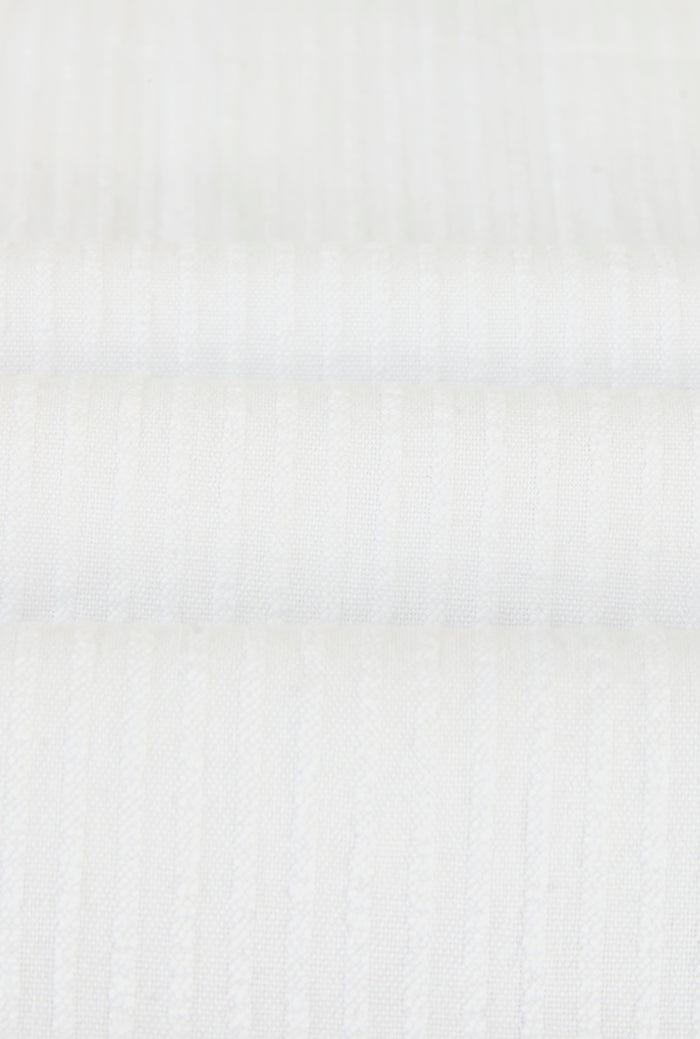 White Stripe Madras Popover Shirt