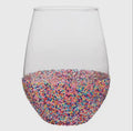 Wine Glass- Sprinkle Dip