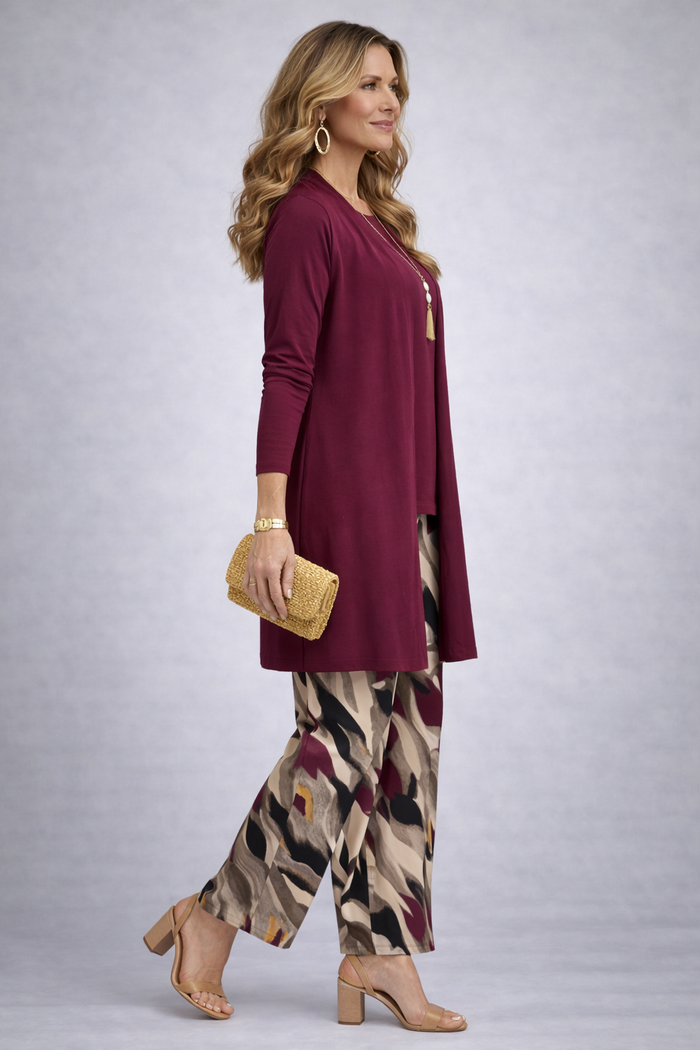 Women's 3 Piece Set UK – Deep Purple | The Fiamma | Huna