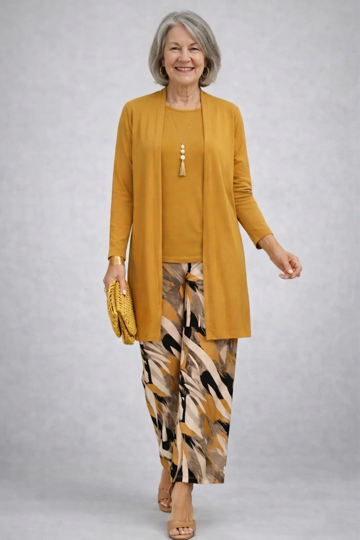 Women's 3 Piece Set UK – Sunshine Yellow | The Faelina | Huna