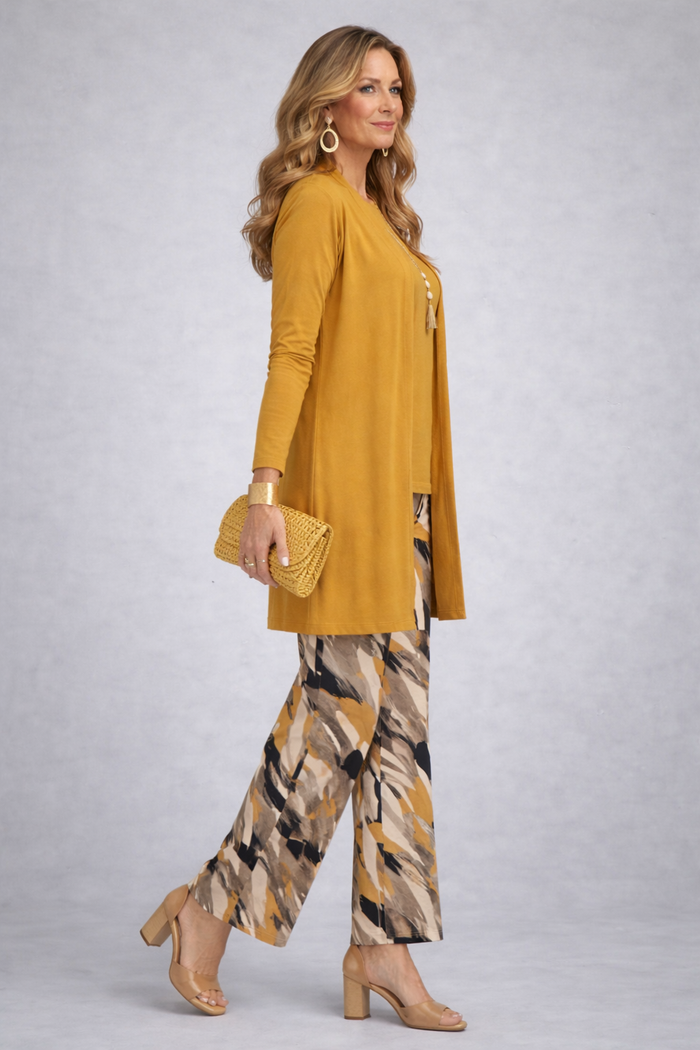 Women's 3 Piece Set UK – Sunshine Yellow | The Faelina | Huna