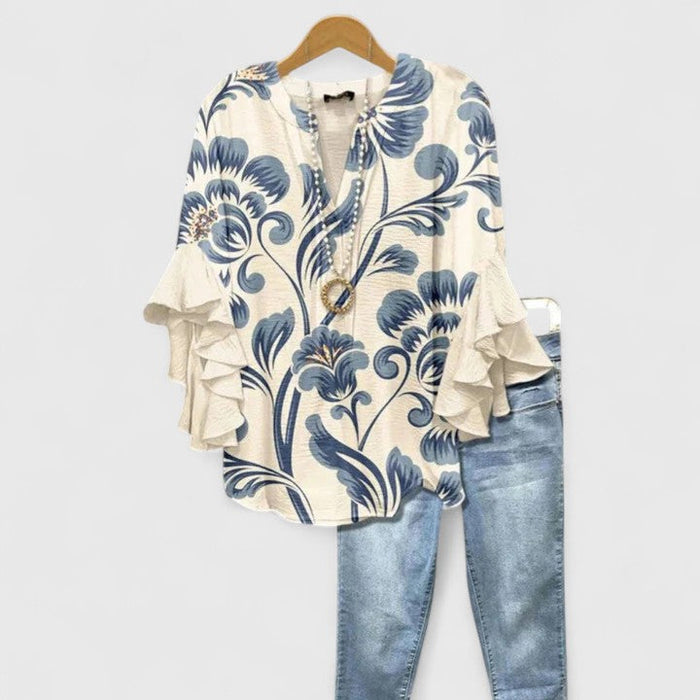 Women's Comfortable Blouse – Lightweight Summer Top | The Saryphiah | Huna
