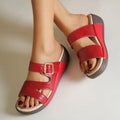 Women's Designer Sandals – Platform Buckle | The Aria | Huna