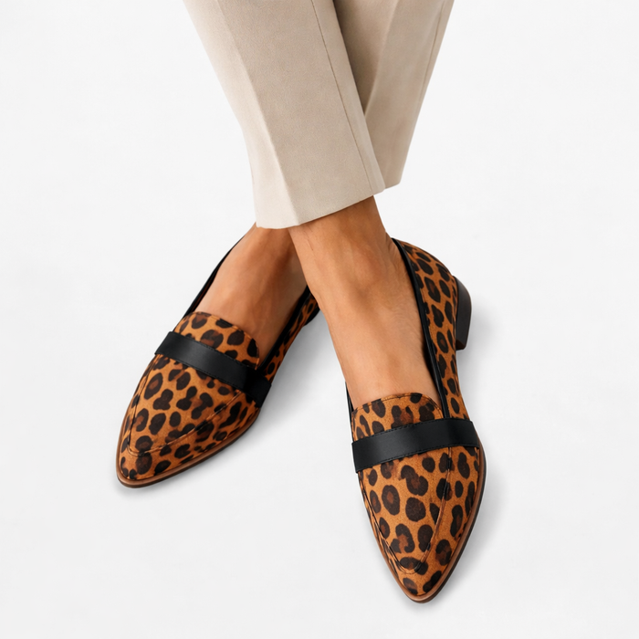 Women's Orthopedic Loafers Soft Suede Elegant Fit Classic Neutral