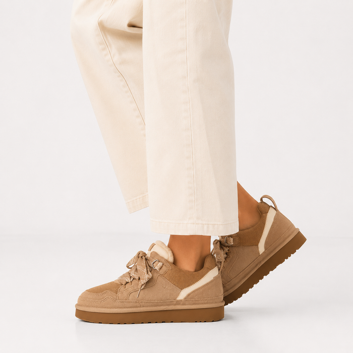 Women's Orthopedic Winter Sneakers Beige Suede