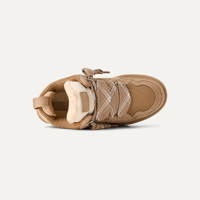 Women's Orthopedic Winter Sneakers Beige Suede