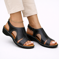Women's Sandals Brown Synthetic Supportive Fit