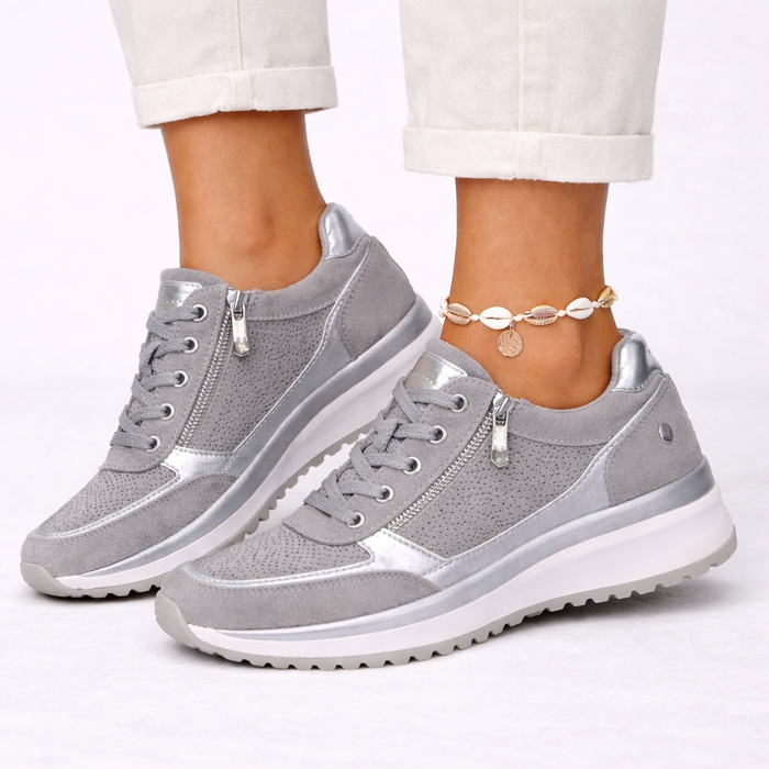 Women's Sneakers White Breathable Lightweight Orthopedic Shoes