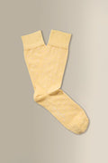 Yellow & Pink Polka Dot Mid Calf Cotton Socks