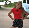 Youth LULU MAC Mini Polka Short